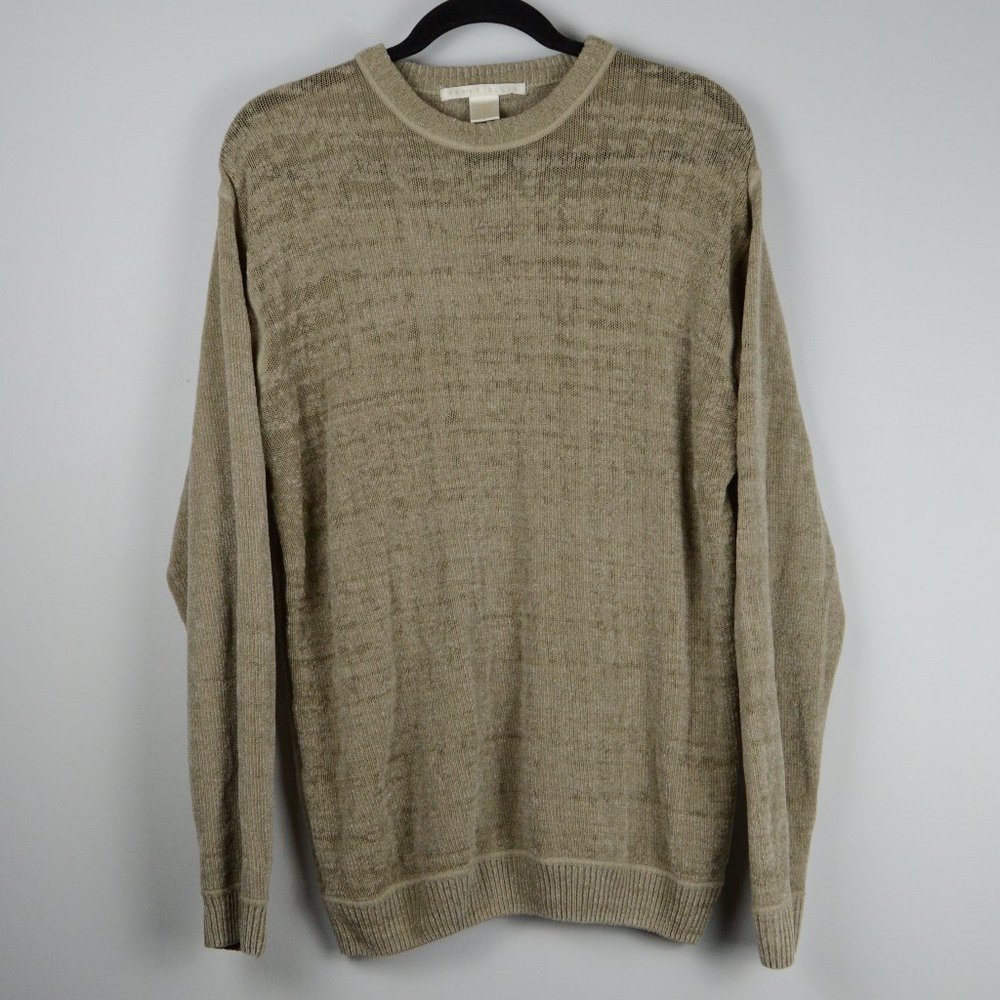 Perry Ellis Acrylic-Rayon Blend Sweater sz L